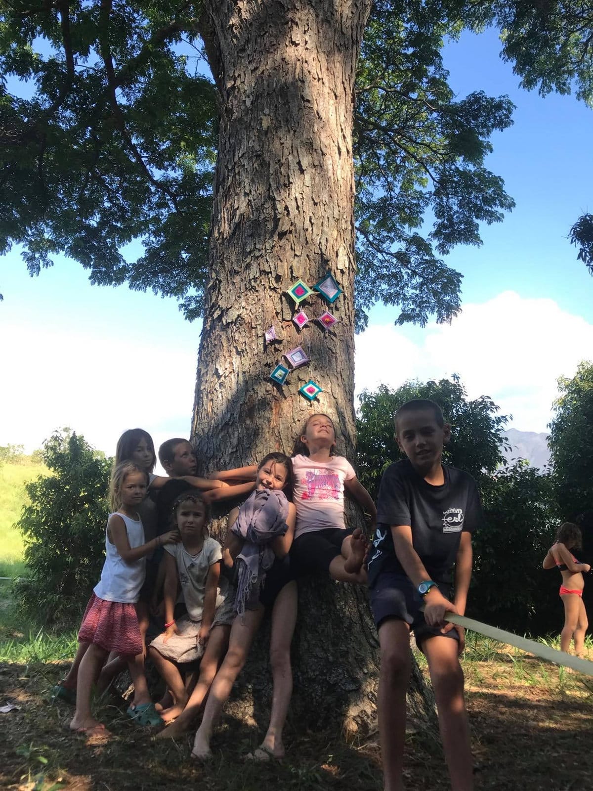 Children creating