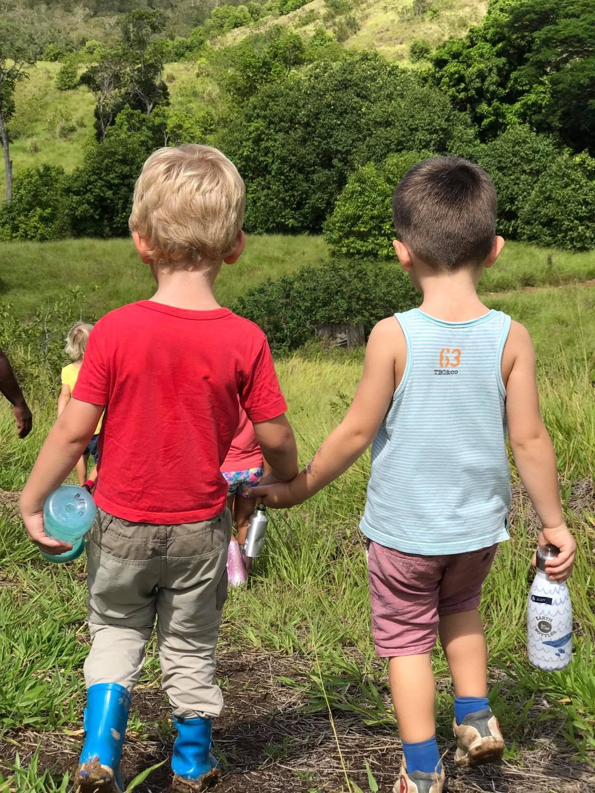 Children out for a walk