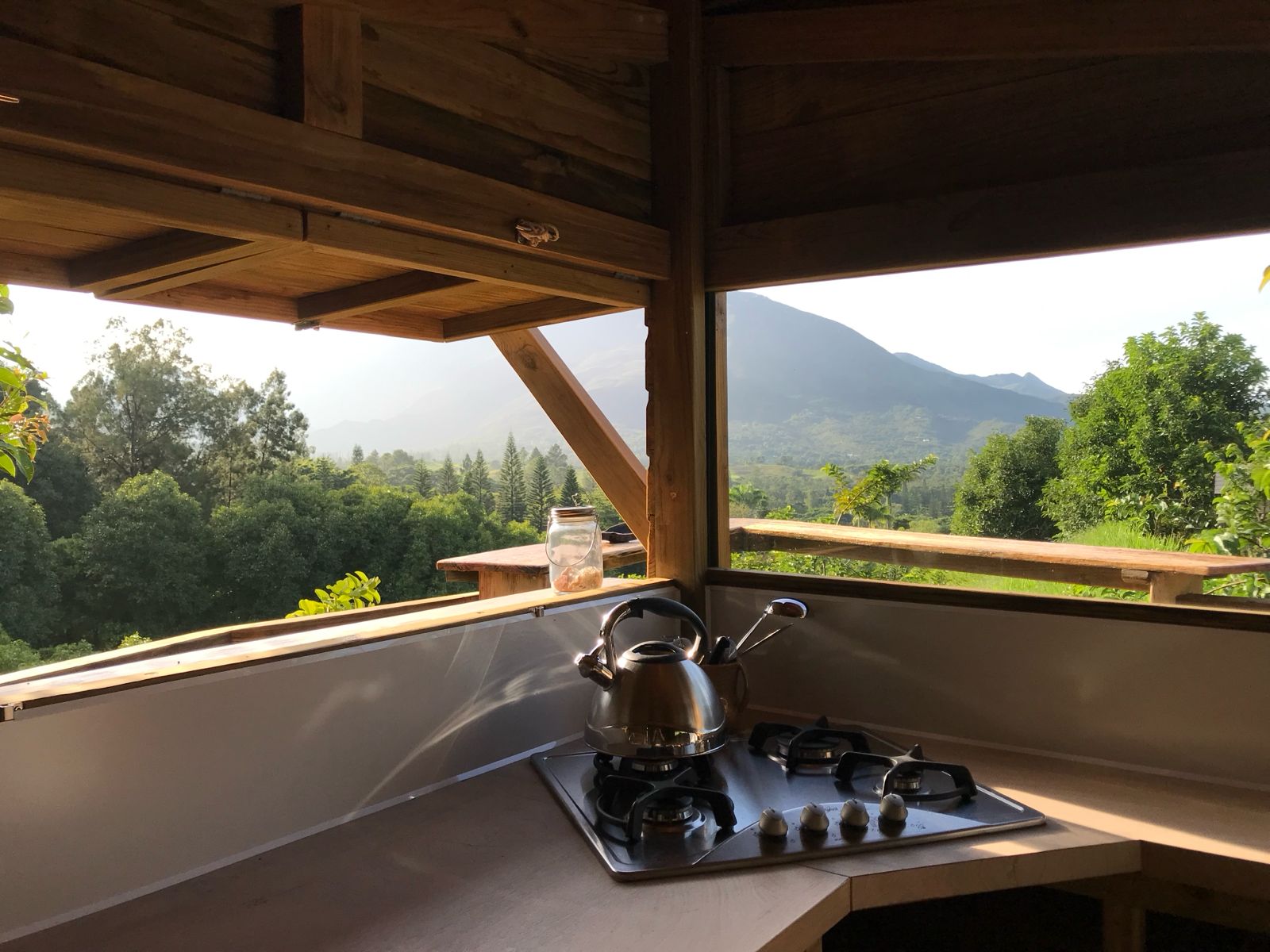 La cuisine équipée de Les Sens Ciel