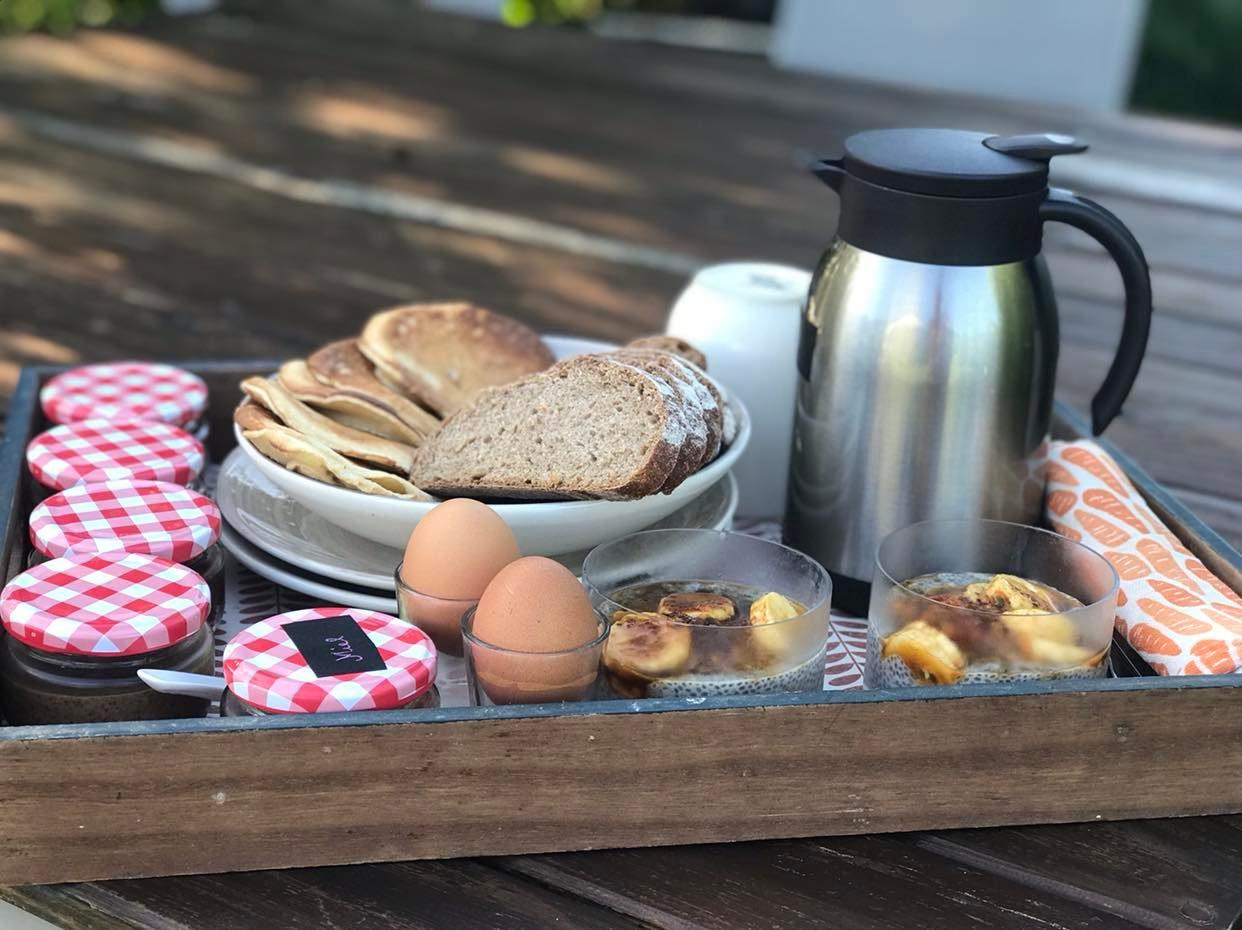 petit déjeuner à l'oasis