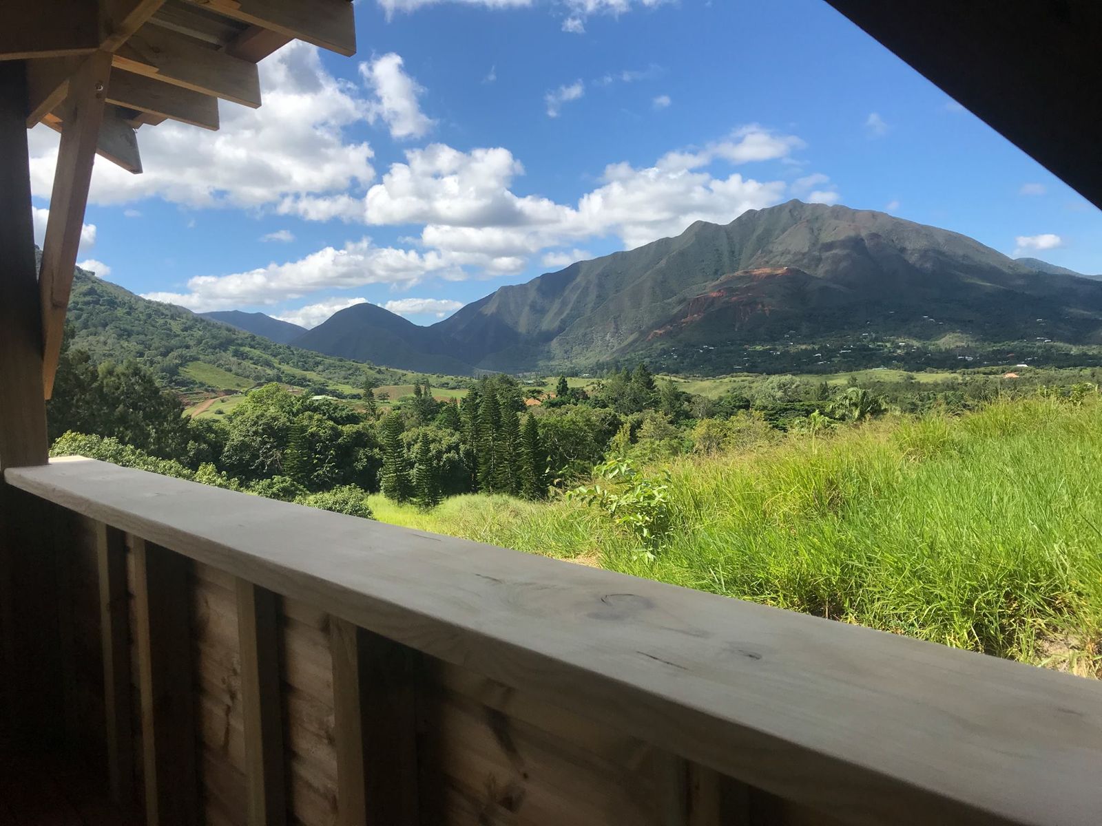 View from the faré