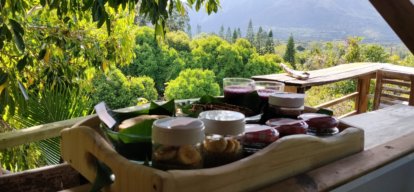 petit déjeuner à l'oasis